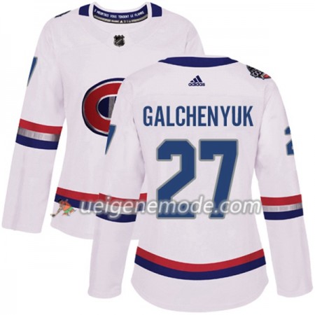 Dame Eishockey Montreal Canadiens Trikot Alex Galchenyuk 27 Adidas 2017-2018 White 2017 100 Classic Authentic